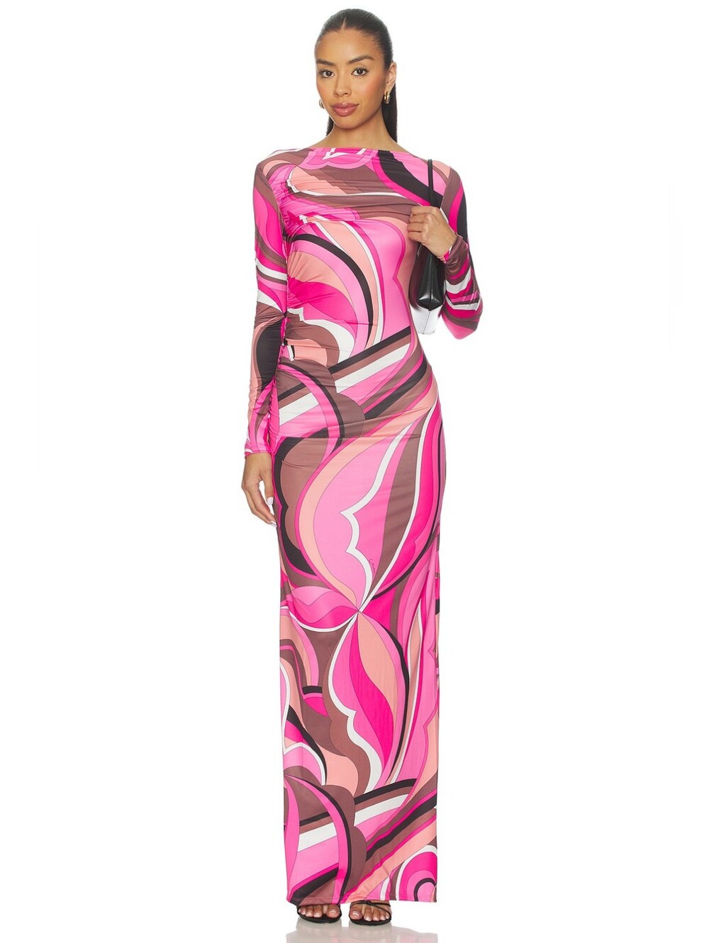 NWT $285 CIN CIN Empress Maxi Dress in Dolce Pink XS